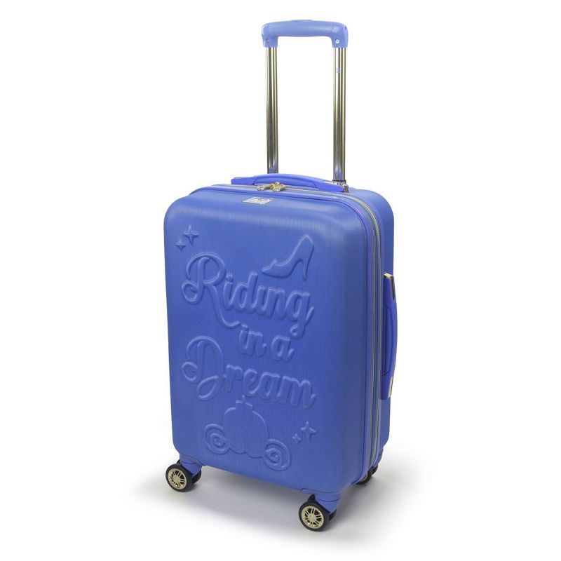FUL Disney Princess Cinderella 21" Carry On Hardside Spinner Suitcase - Blue