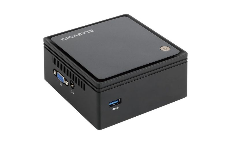 Gigabyte BRIX GB-BXBT-2807 Desktop Computer - Celeron N2807 - Mini PC - Intel HD Graphics - Gigabit Ethernet - Wireless LAN - Bluetooth