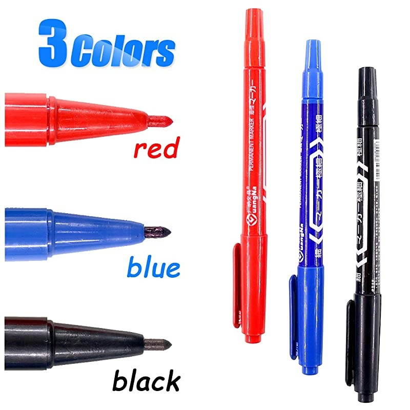 200Pieces 6 Inch Nylon Cable Marker Ties Selflocking Cord Tags Write on Ethernet Label Wire Straps with 3 Marker Pens and 288Pcs White SelfAdhesive Cable Labels for Home and Office Use