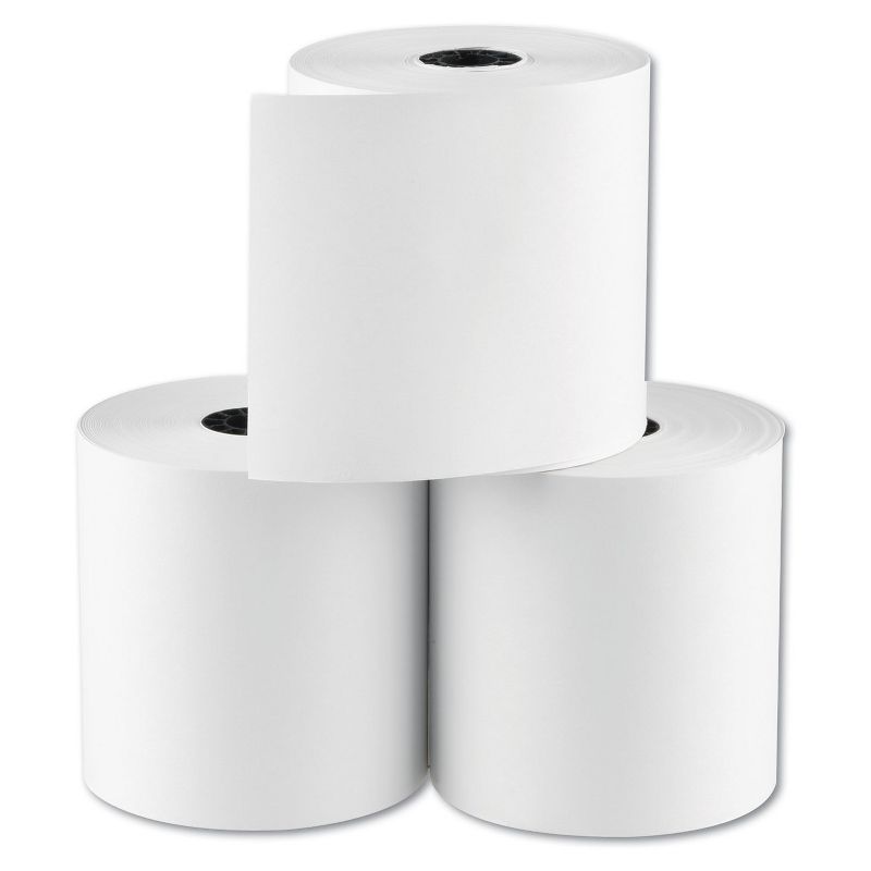 NATIONAL CHECKING CO. RegistRolls Point-of-Sale Rolls 3" x 165' White 1300SP