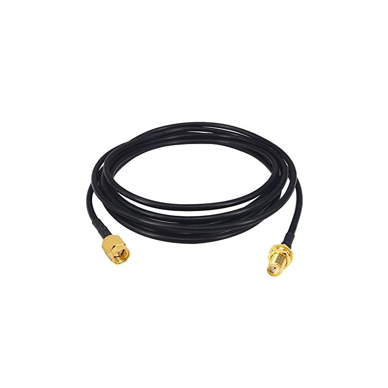 HT WiFi Antenna Extension Cable SMA Male to SMA Female Jumper RF Connector Adapter RG174 2M