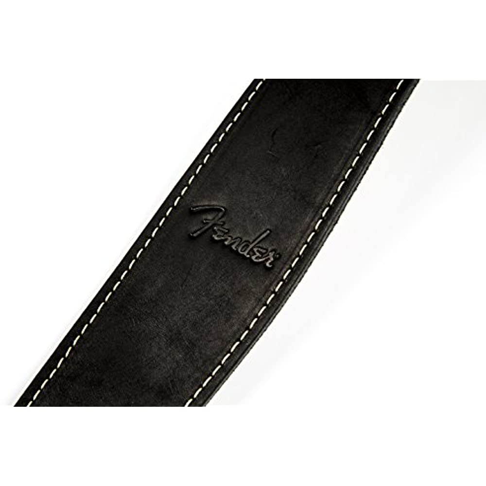 Fender Ball Glove Leather Guitar Strap Black