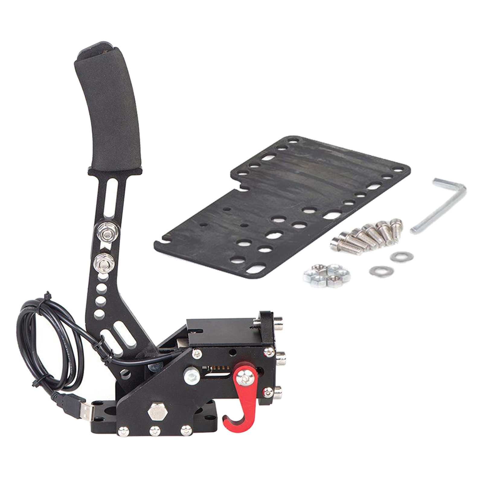 USB Handbrake + Clamp fo Wins Sim Racing G25 G27 G29 T50 With accessories 2