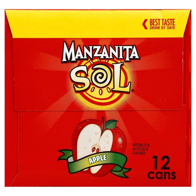 Manzanita Sol Apple Soda - 12pk/12 fl oz Cans