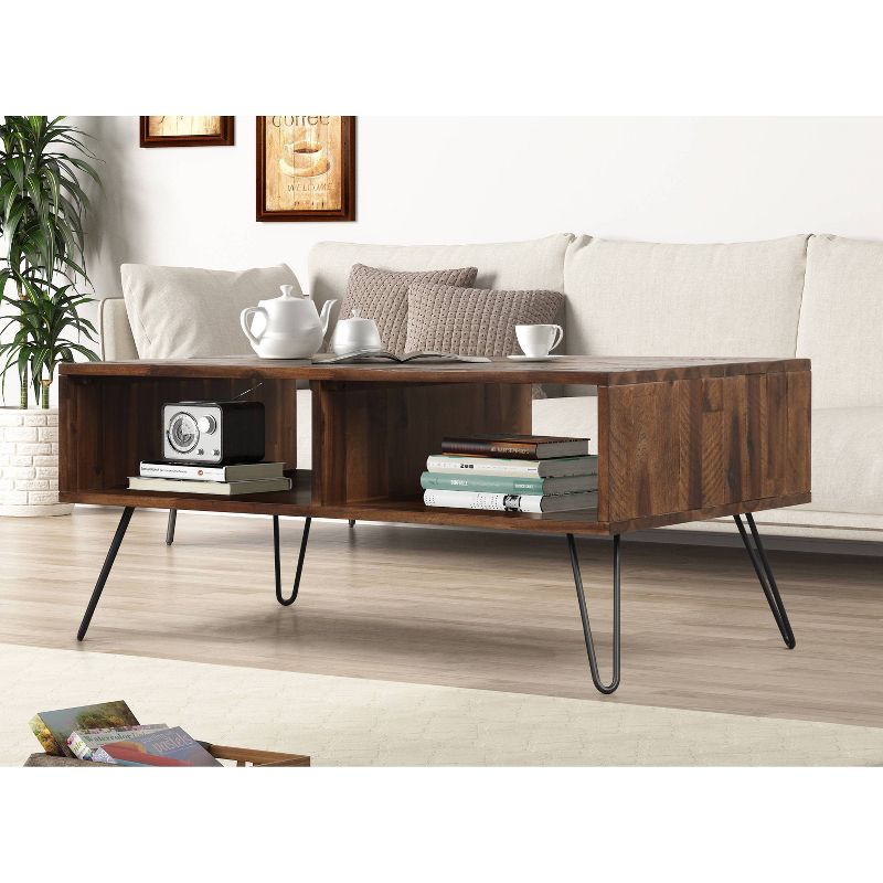 Hammond Coffee Table Dark Brown - Summerland Home