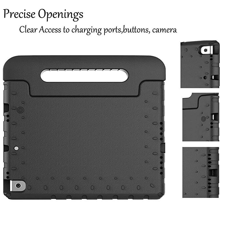 Case for iPad 102 20202019 iPad 8th Generation Case iPad 7th Generation Case for Kids Shockproof Light Weight Handle Stand Kids Case for Apple iPad 102inch 8th7th Gen and Air 3 Black