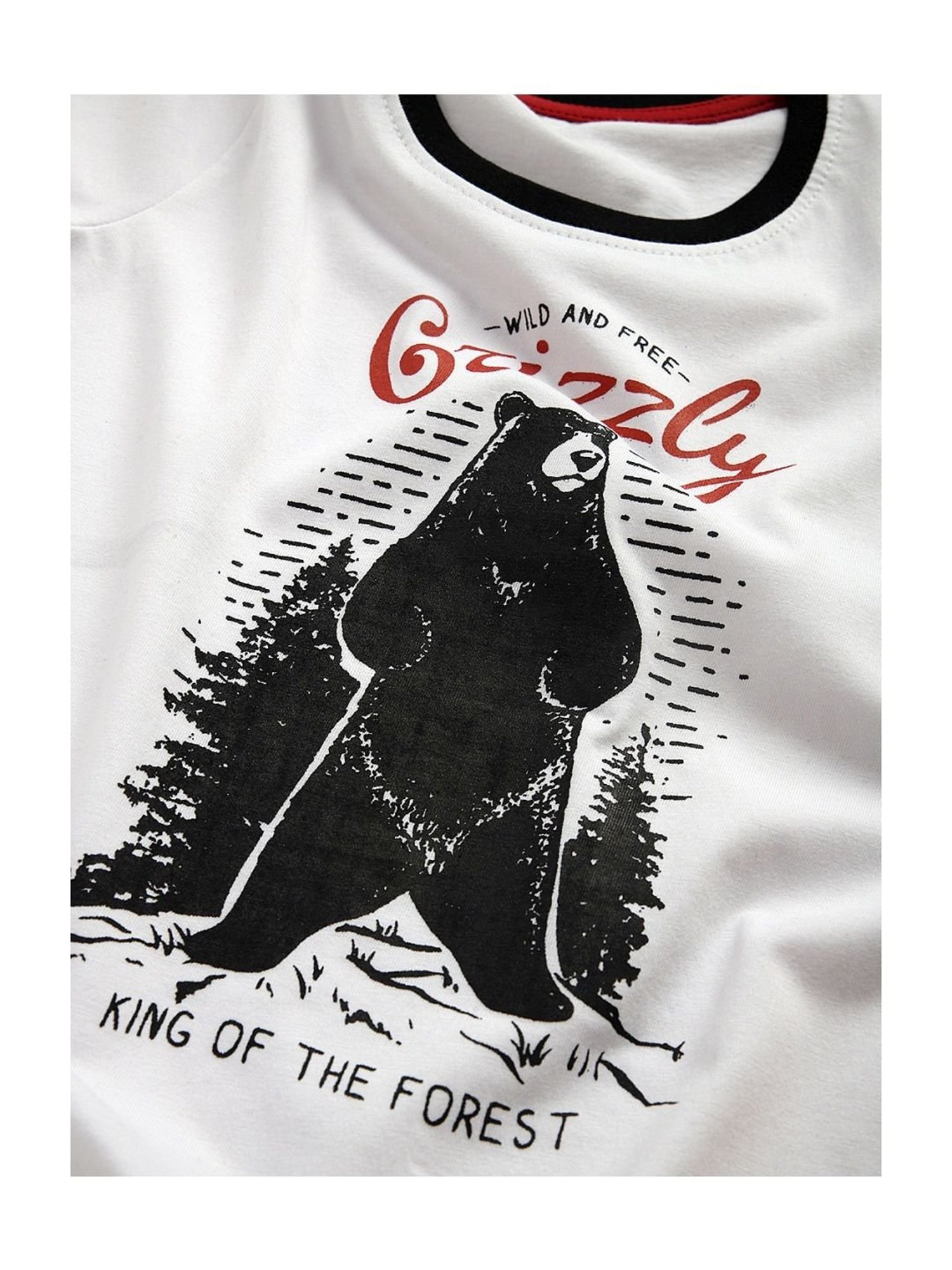 Kids Craft White Cotton Printed T-Shirt & Shorts