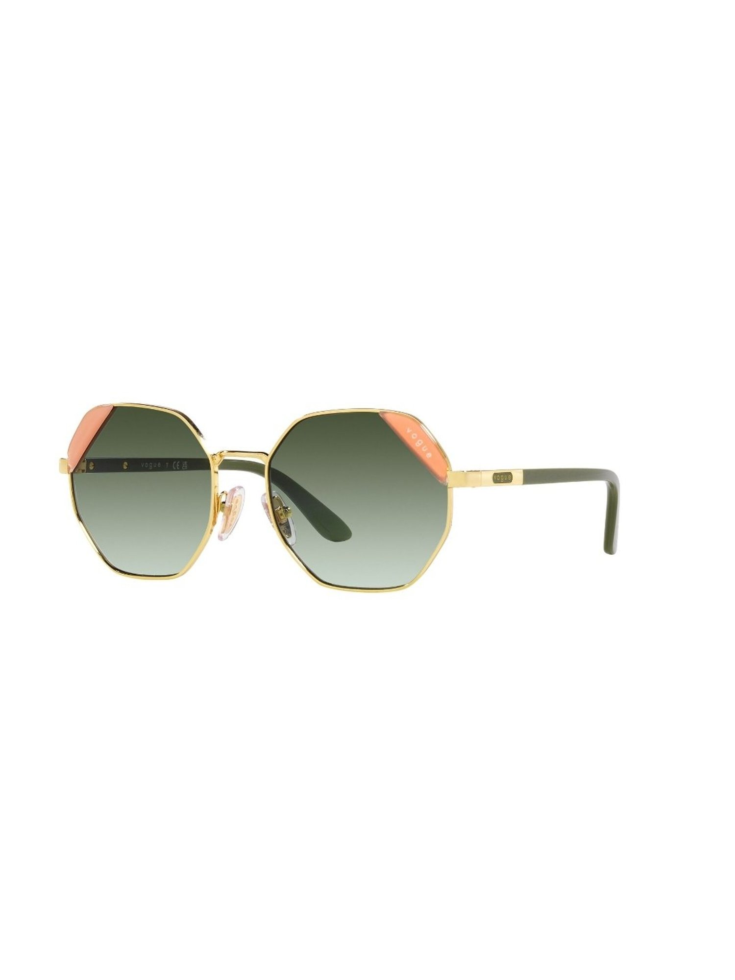 VOGUE EYEWEAR Women Gradient Green Lens Irregular Sunglasses - 0VO4268S280/8E55