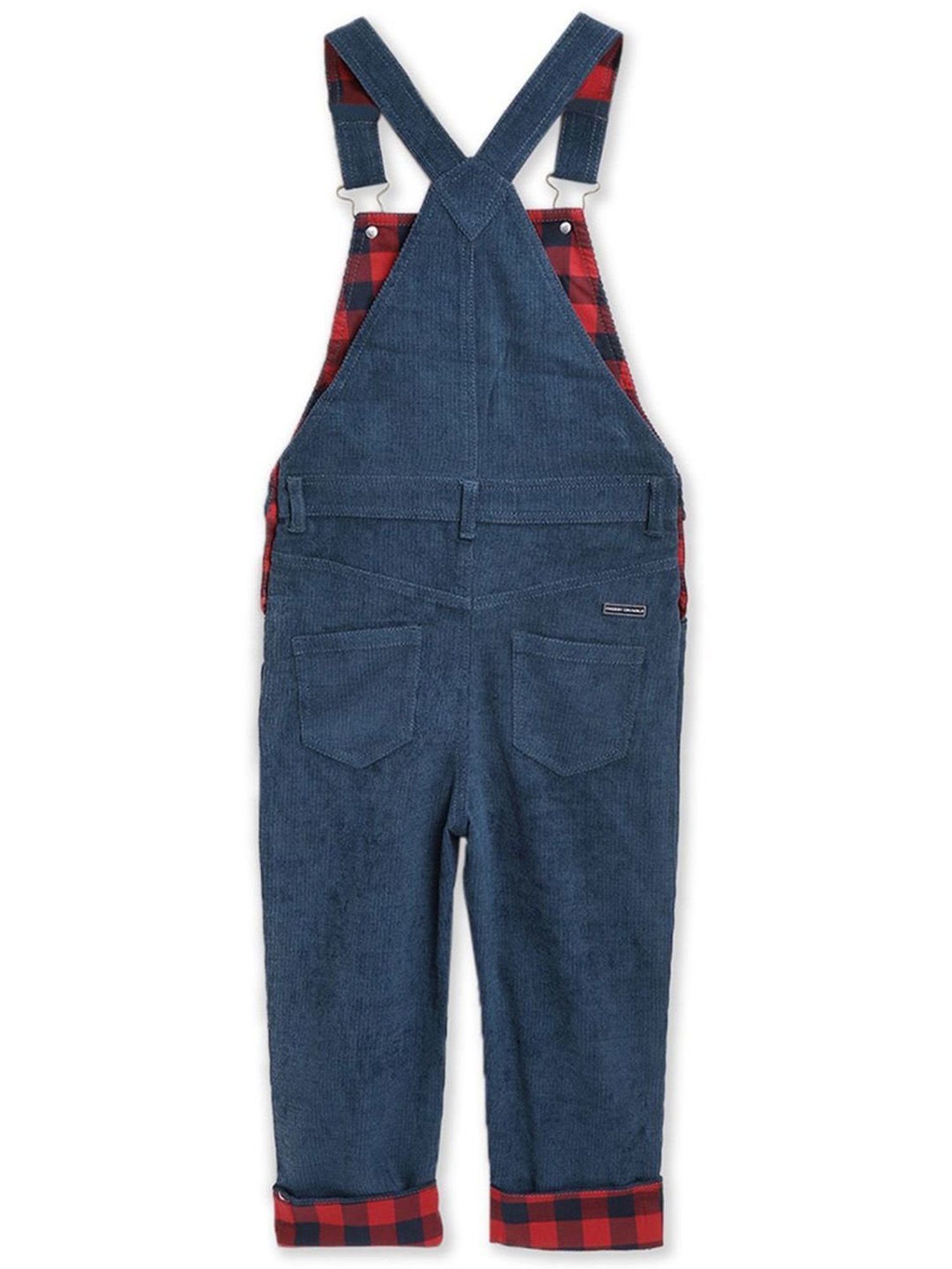 Cherry Crumble By Nitt Hyman Kids Blue Solid Dungaree