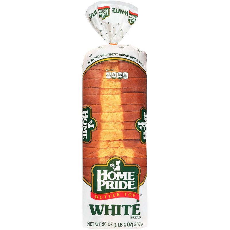 Home Pride White Sliced Bread - 20oz