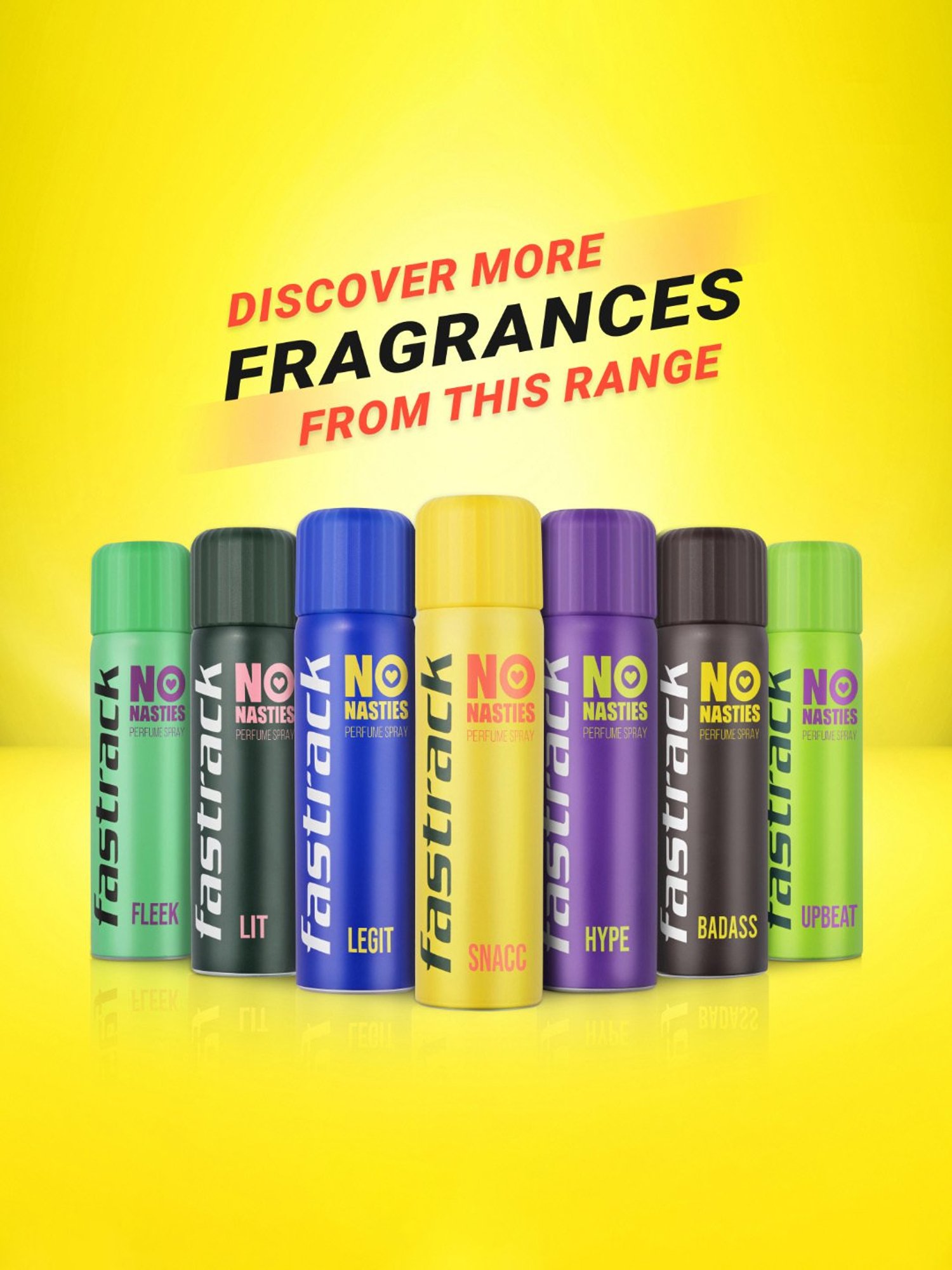 Fastrack No Nasties Snacc Perfume Spray - 135 ml