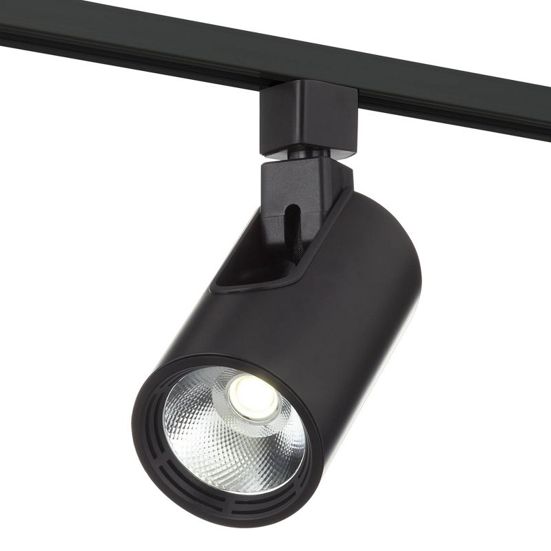 Pro Track 125W Equivalent Black 20W LED Cylinder Track Head for Halo