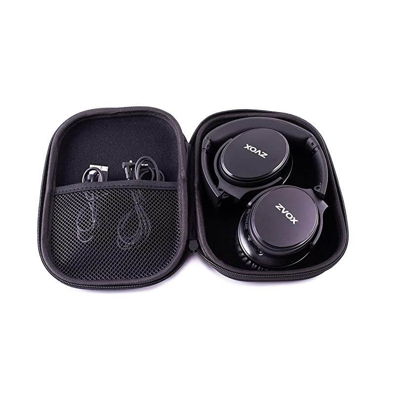 AccuVoice AV50 Bluetooth Noise Cancelling Headphones with AccuVoice Dialogue Boost Technology Black