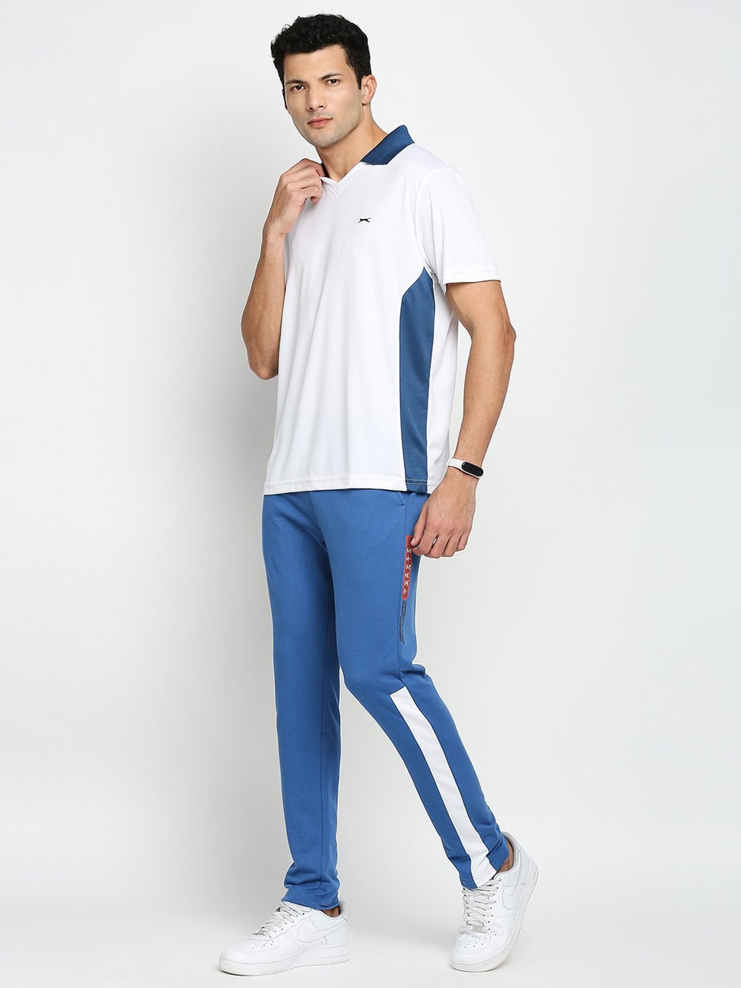 Fitz Royal Blue Slim Fit Trackpants