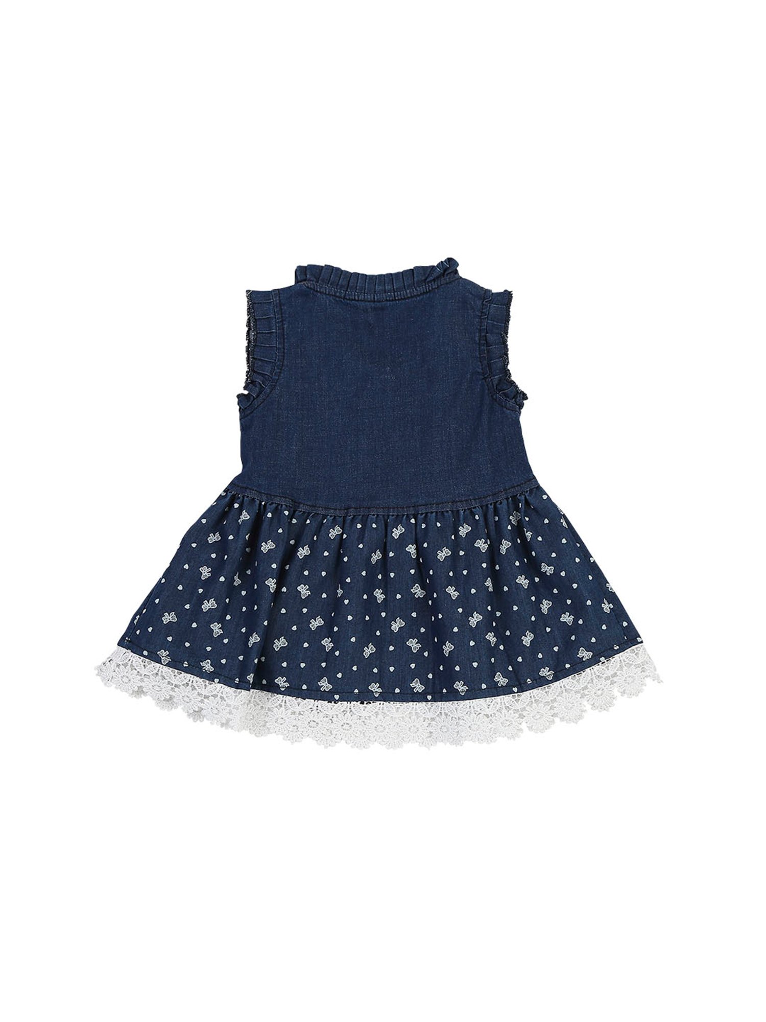 Mee Mee Kids Navy Printed Dress