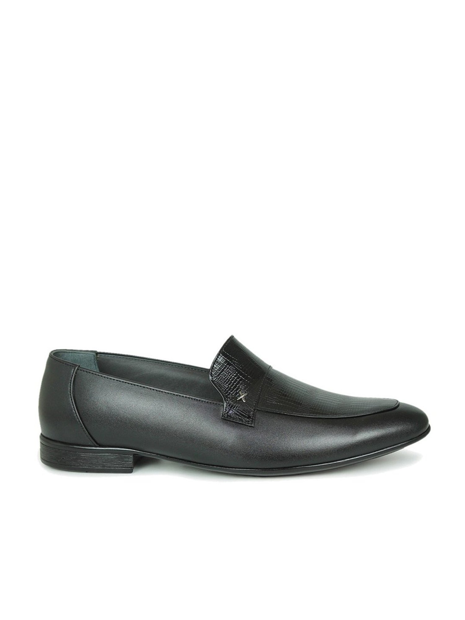 Privo by Inc.5 Men's Black Formal Loafers