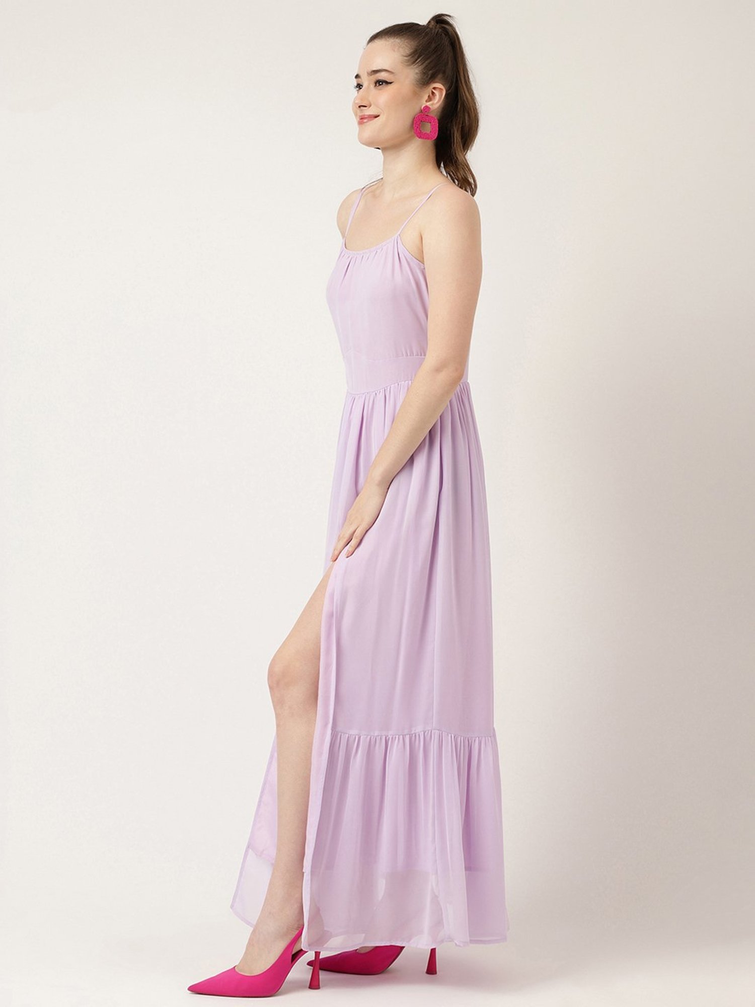 MASAKALI.CO Lavender Maxi Dress