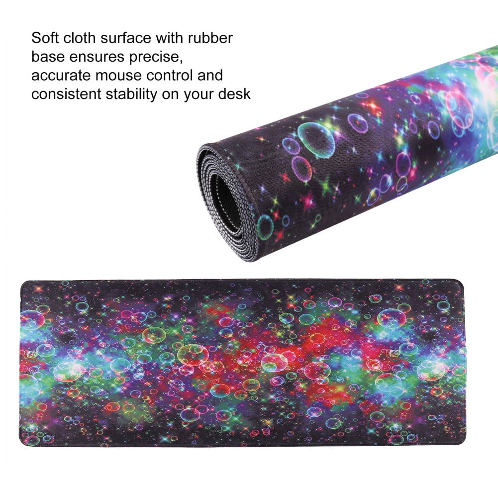 Gaming Mouse Pad Large Size 300*700MM Water-Resistant Extended Mouse Mat World Desk Mat Gaming Support for Computer, PC and Laptop