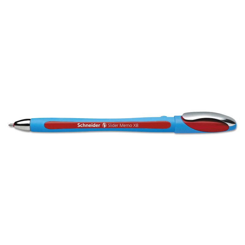 Stride Schneider Slider Memo XB Ballpoint Stick Pen 1.4mm Red 10/Box 150202