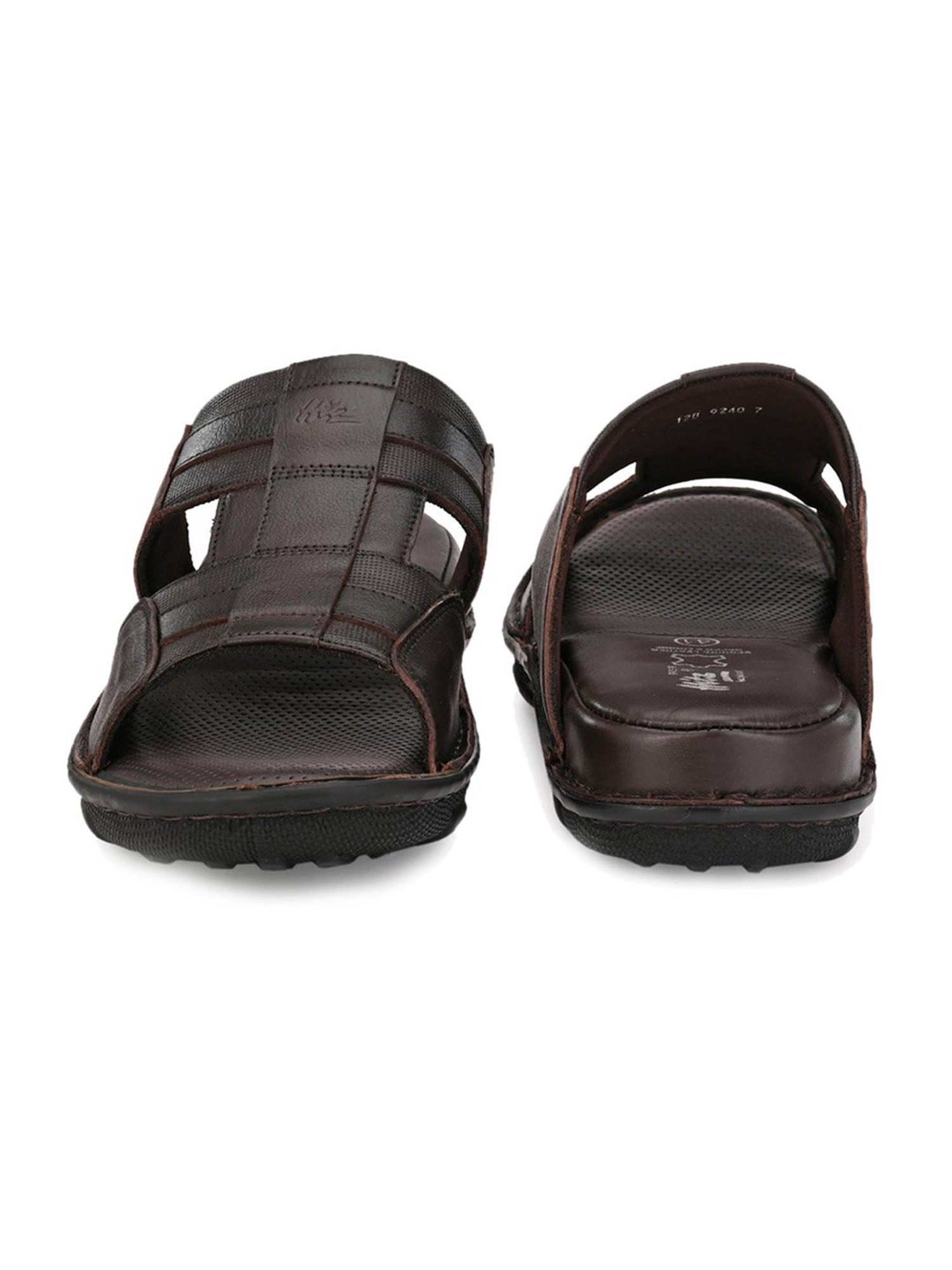 Hitz Men's Brown Casual Sandals
