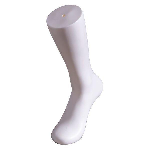 Econoco PMHL30MTW Athletic Mens Sock Display, Matte White