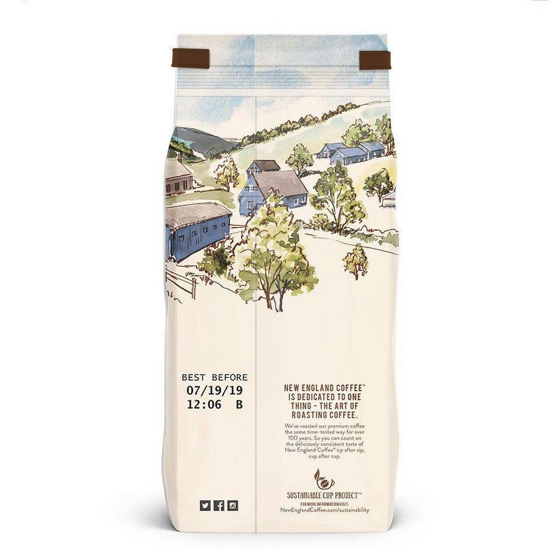 New England French Vanilla Medium Roast Coffee Ground Coffee - 11oz