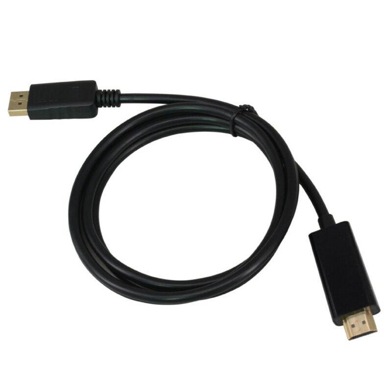 Mini DP to HDMI 6 ft. Mini DP DisplayPort to HDMI Adapter Cable, Black