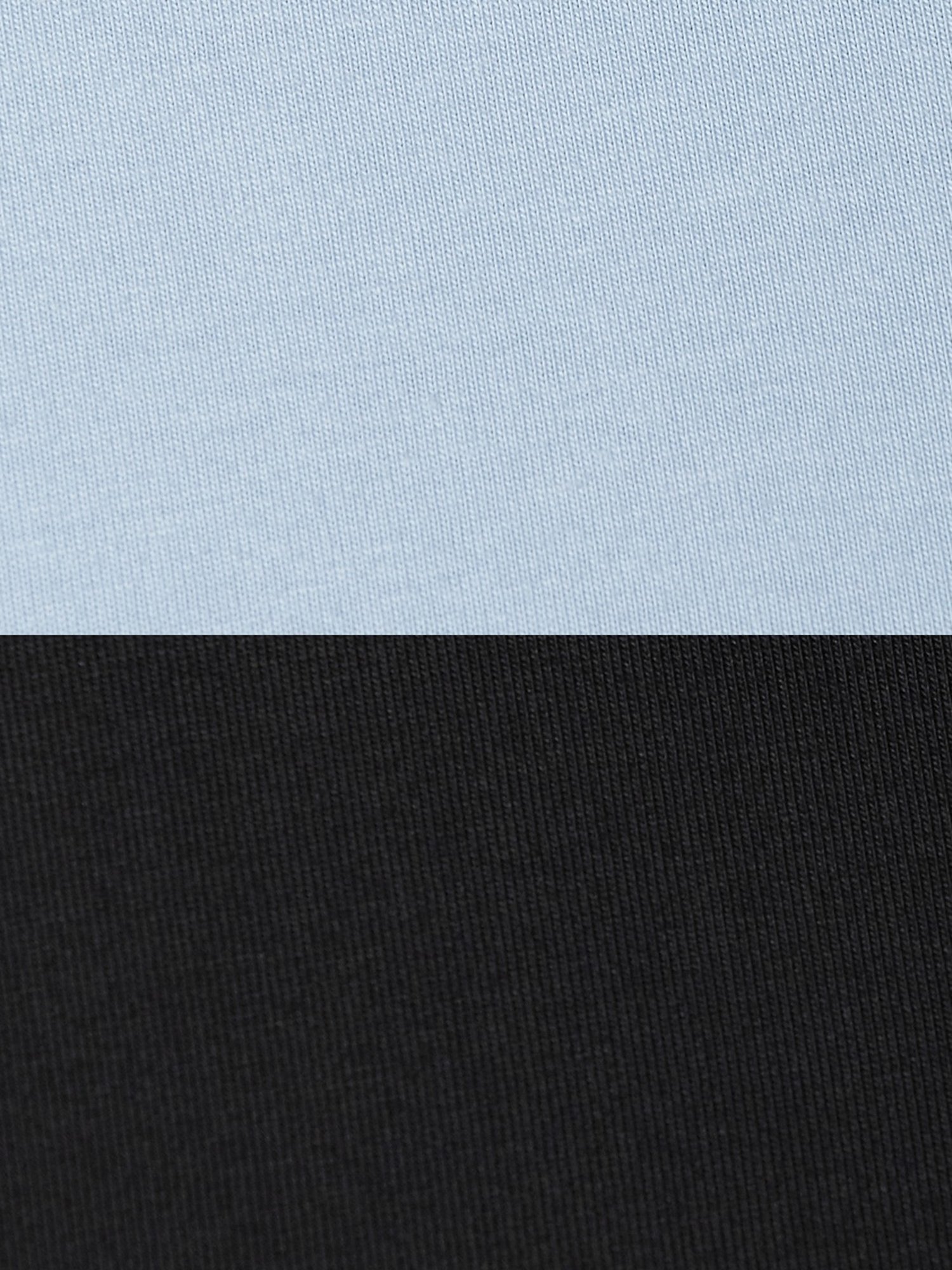 Dreamz by Pantaloons Sky Blue & Black Cotton Camisoles - Pack Of 2