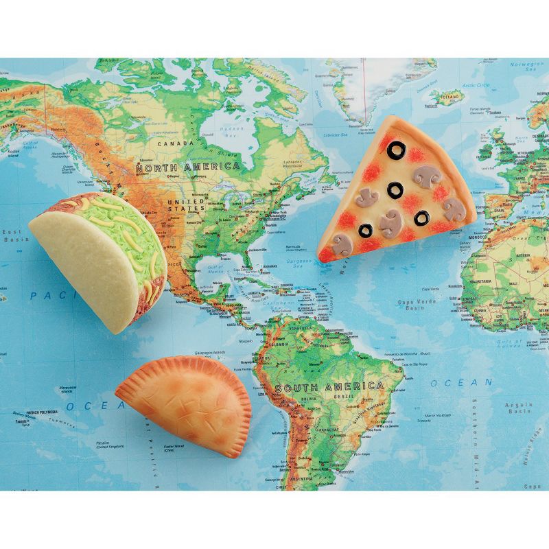 Yellow Door Sensory Play Stones: Foods of The World - Set of 8