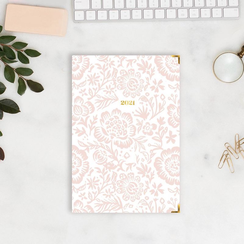 2021 The Everygirl Planner 5" x 8" Hard Cover Weekly/Monthly Bookbound Sadie - Blue Sky