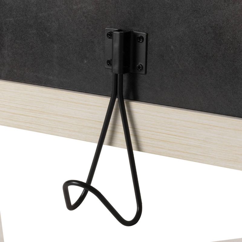 5 Hook Rustic Happy Home Framed Coat Rack - Crystal Art Gallery