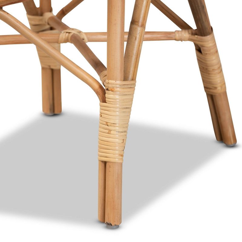 Sheraton Rattan Armchair Natural - Baxton Studio