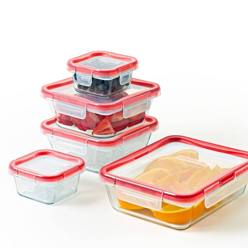 Pyrex 10pc FreshLock Glass Storage Set