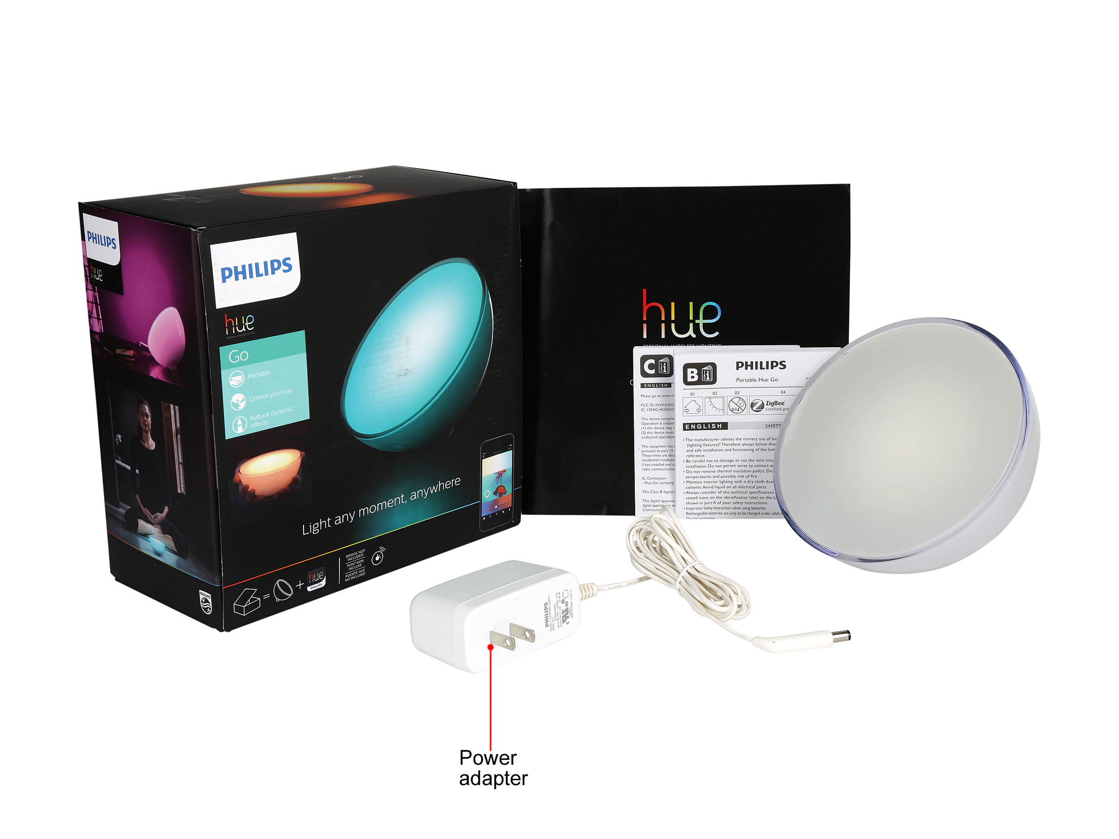 Philips Hue White & Color Go Portable Table Lamp (Requires Hue Hub)