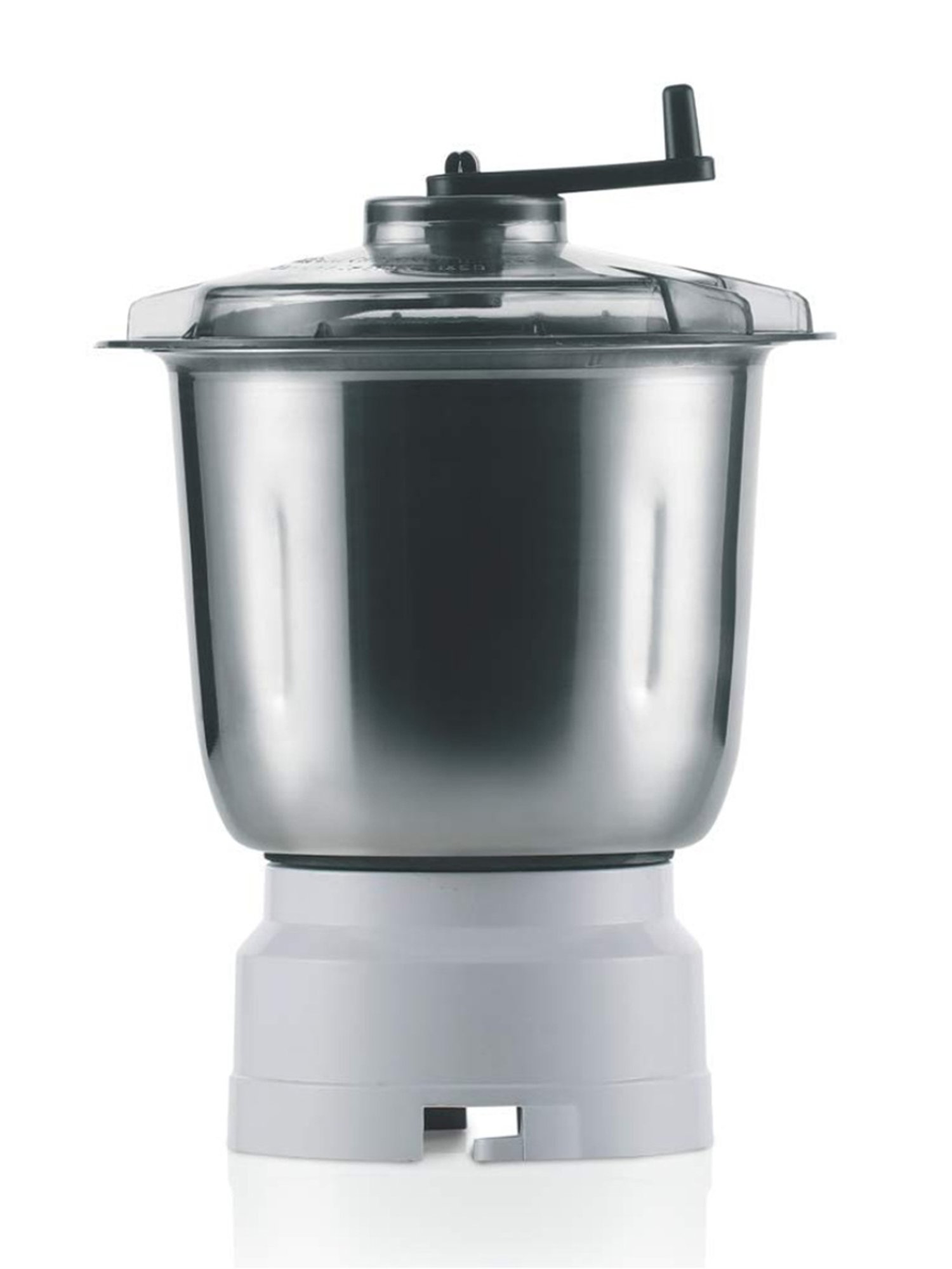 Borosil Juicer Mixer Grinder 500W, 1L with 2 Jar & 100 Percent copper motor (Silver)