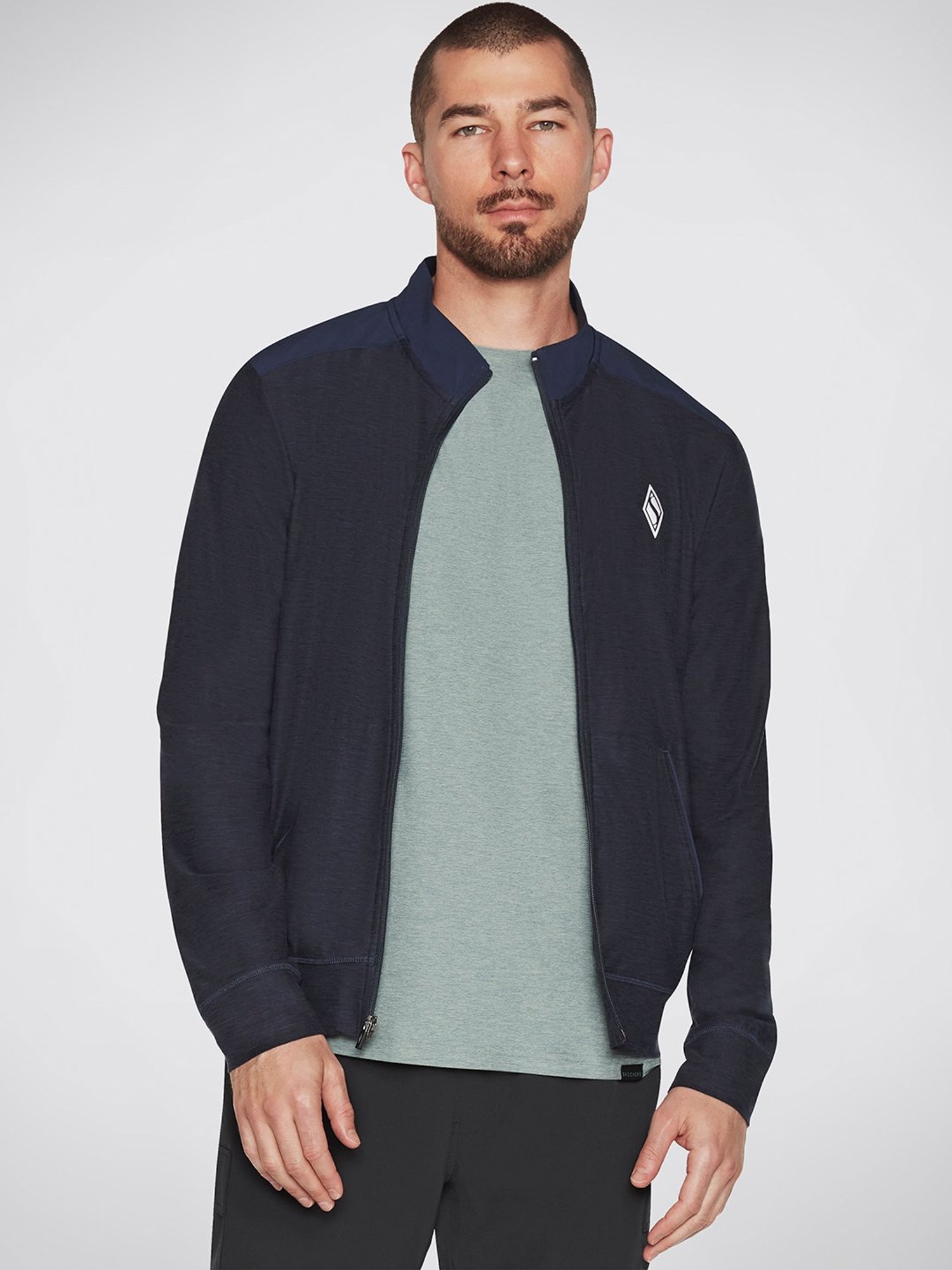 Slowave Teal Regular Fit Sports Hooded Jacket