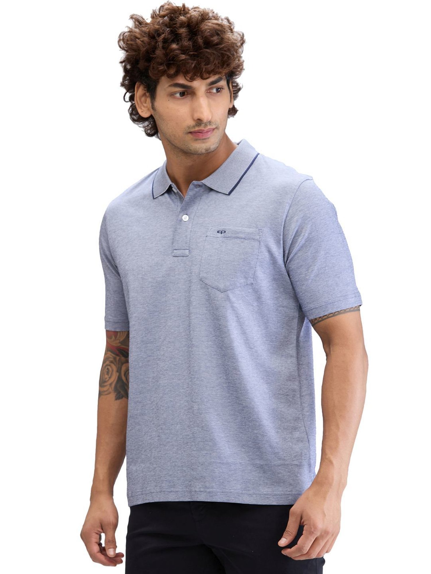 Colorplus Blue Comfort Fit Polo T-Shirt