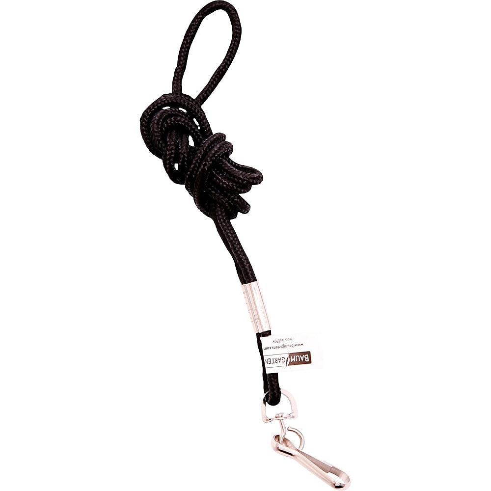 Baumgartens Standard Lanyard With Hook 36" L Nylon Black 68909