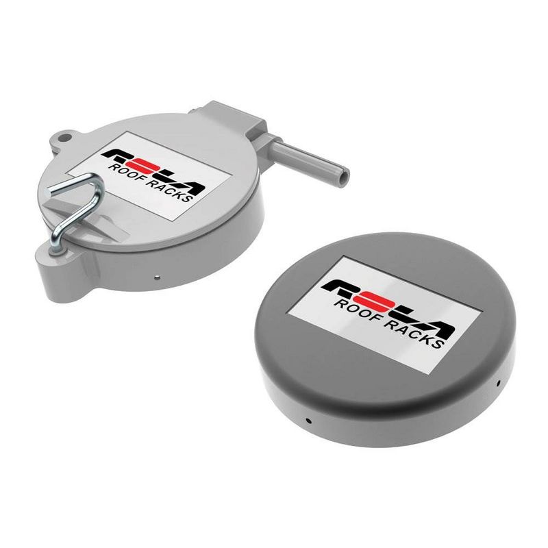 ROLA 59797 Truck Bed Roof Rack 6" Conduit Pipe End Cap Carrier Rack Holder Kit