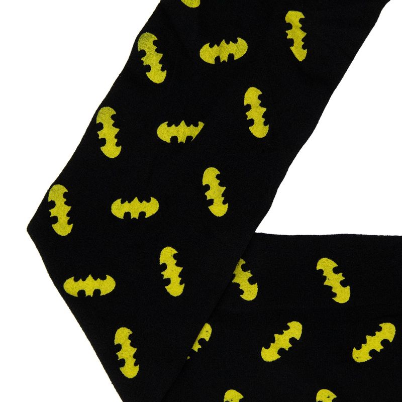 Northlight 11" Black With Yellow Bats Halloween Stockings