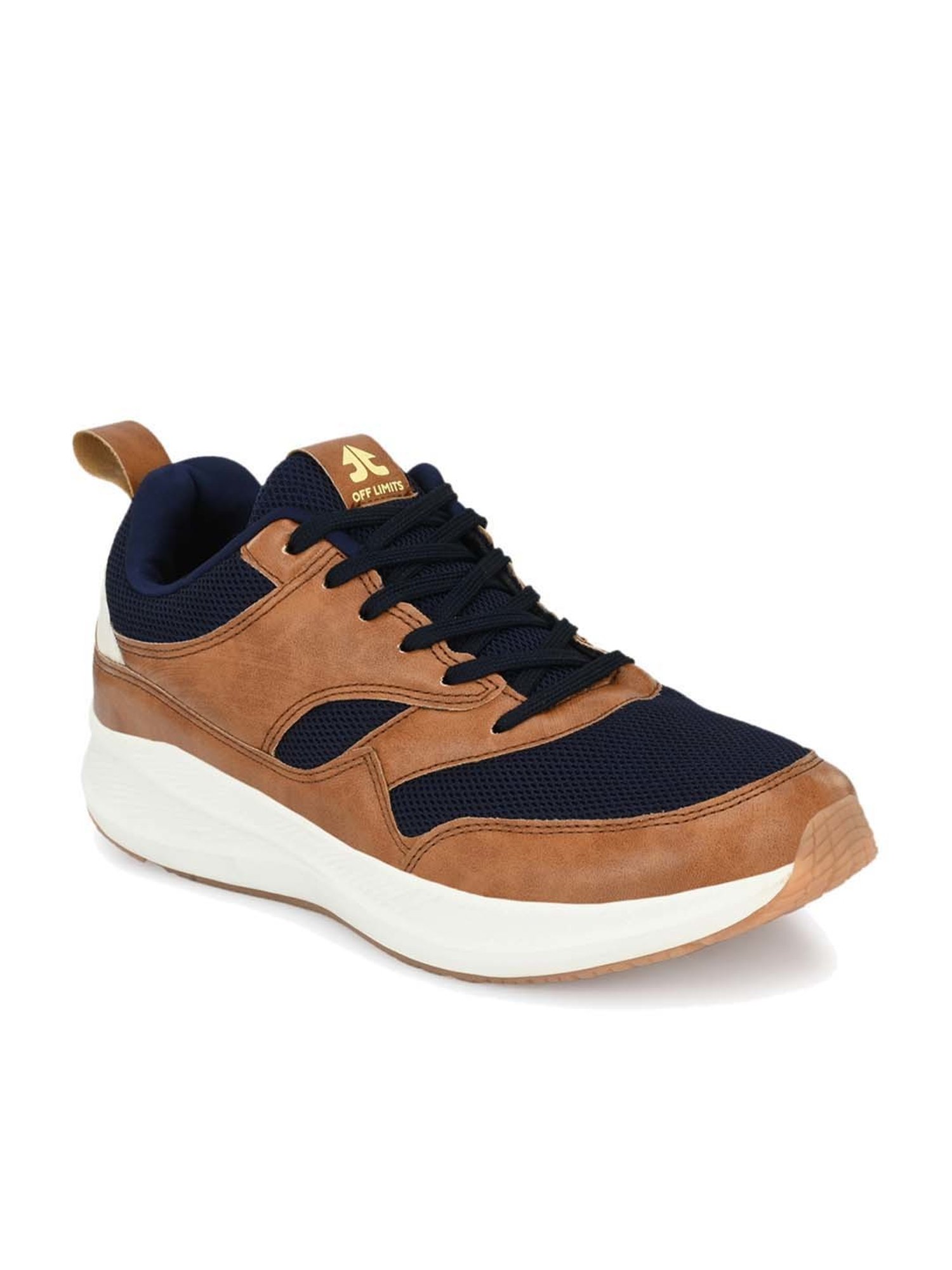 OFF LIMITS Men's STUSSY Tan & Navy Running Shoes