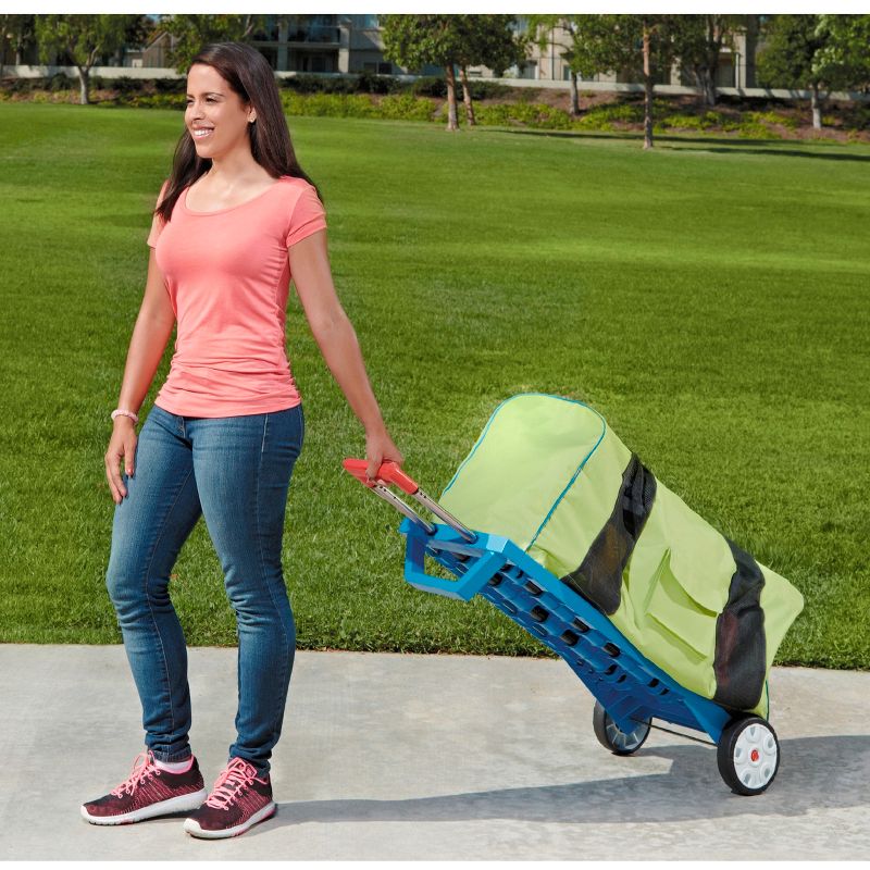 Costway Inflatable Water Slide Crab Dual Slide Bounce House Splash Pool W/ 950W Blower