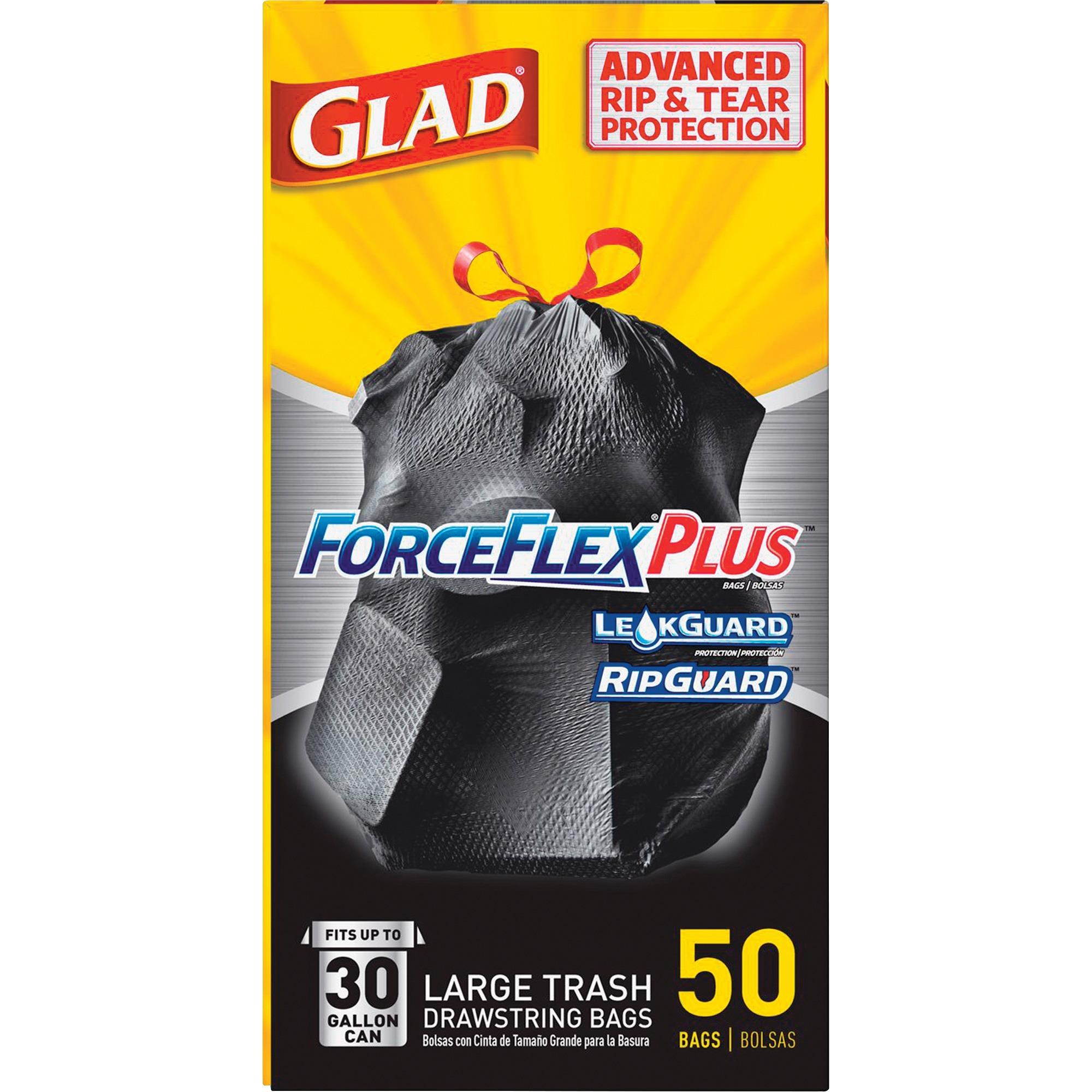 Glad 30-gal ForceFlexPlus Drawstring Bags