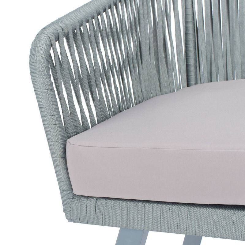 Jorda 4pc Rope Living Set - Gray - Safavieh