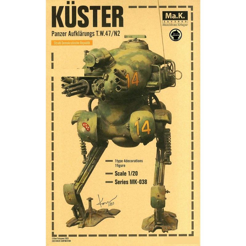 Wave 1/20 MA.K. Maschinen Krieger K"uster Military Model Kit