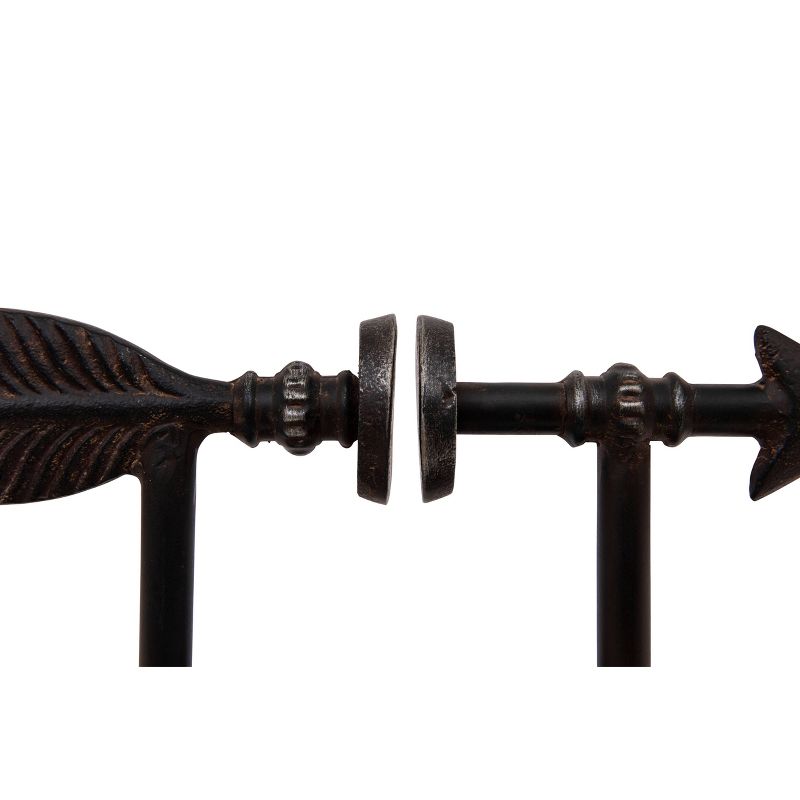 Metal Arrow Bookends Set of 2 (3-1/2"H)