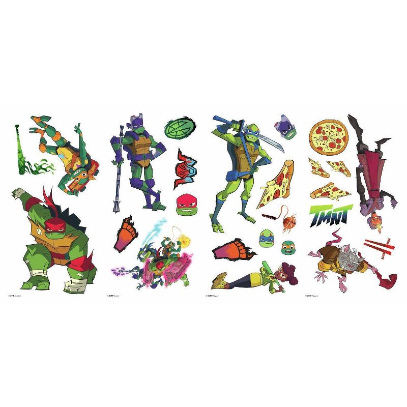 Rise of The Teenage Mutant Ninja Turtles Peel and Stick Wall Decals - RoomMates