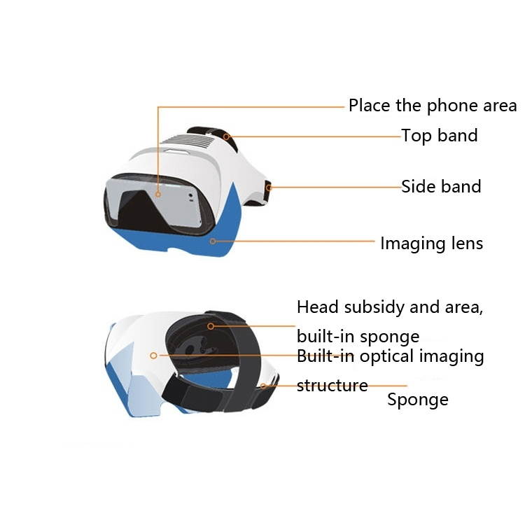 VR Headset, ARkit Glasses AR Augmented Reality Experience Glasses Compatible With VR Glasses