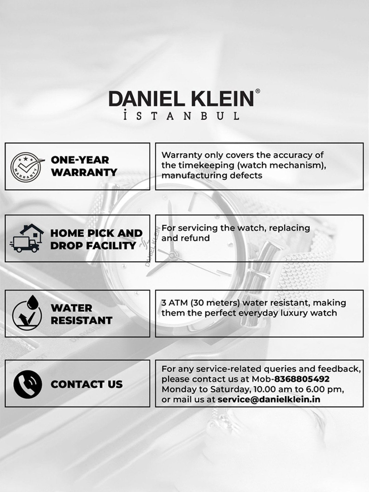 Daniel Klein DK.1.12867-4 Analog Watch for Men