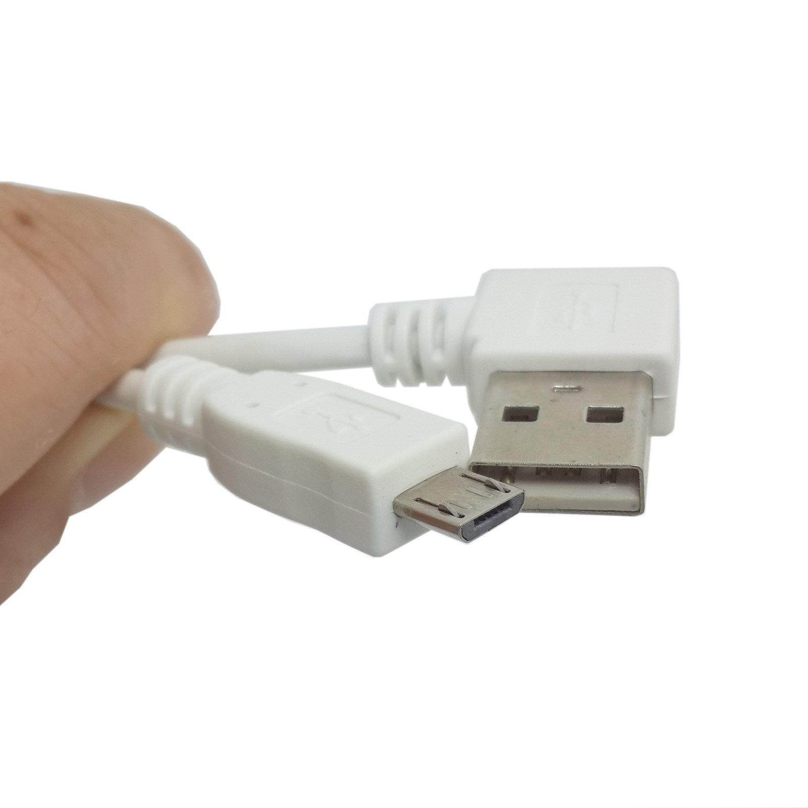 2pcs USB Male RIGHT Angled 90 degree to Micro USB cable for s3 i9300 N7100 s2